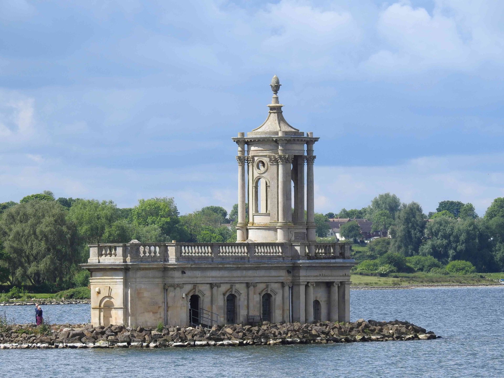 Normanton Church half submerged Rutland Water